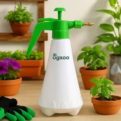 Pressure Spray Pump for Garden | 1L Water Sprayer with Brass Nozzle | Multipurpose Spray Pump for Watering, Fertilizing & Pest Control (Color May Vary