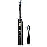 AGARO COSMIC LITE Sonic Electric Tooth Brush For Adults With 5 Modes, 2 Brush Heads & Rechargeable With 4 Hours Charge Lasting Up To 25 Days, Power To