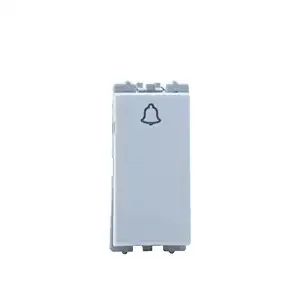Wipro Northwest Nowa 6A Bell Push, White (pack of 20)