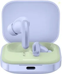 REDMI Buds 5 with 46dB Hybrid ANC earbuds, Quad-Mic AI ENC , Dual Device Connection Bluetooth Headset Fusion Purple, True Wireless