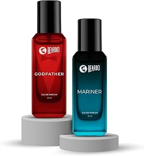 The Everyday Combo- GodFather & Mariner Perfume for Men (20ml x 2) | Long Lasting Fragrance | Long Lasting Perfume for Men | Gift for Men | Gift for F