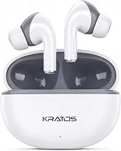 Kratos Pop Ear Buds Wireless with 60H Playtime, Noise Isolation & Clear Calls, Bluetooth Earbuds with Voice Assistant, Ear Buds with Bluetooth V 5.3 &