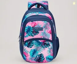 Lavie Sport Flamingos 30L Navy Backpack |Organizer & Bottle Holder |Gift for Men, Women, Boys, Girls | Laptop Sleeve for School & College