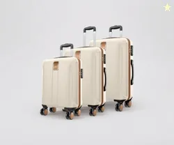 Safari Thorium Royale 8 Wheels Set of 3 Trolley Bags Hard Case Polycarbonate Luggage, TSA Lock, Wet Pouch Organized Interior, Suitcase for Travel, Tro
