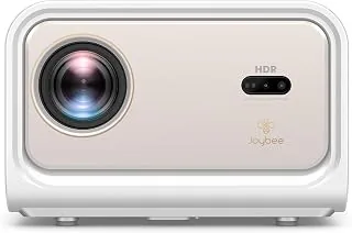 Joybee Joybee Smart 4K Compatible Projector, FHD, Google TV with Licensed Netflix, 600 ANSI Lumens Brightness,Upto 150" Screen Size, HDR, MEMC Low Inp