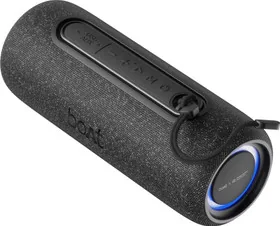 boAt Stone 350 Pro Plus Speaker,8H Battery,TWS Mode,Voice Assistant,With Mic,IPX5 16 W Bluetooth Speaker Carbon Black, Mono Channel