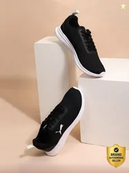 PUMA Bridge Comfort Sneakers For Men (Black , 7)