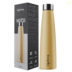 Lifelong Stainless Steel Water Bottle 900ml | Durable, Leak-Proof, Easy Grip, Rust Free, Easy-to-Clean, Odour-Free Bottle with Secure Cap for School,