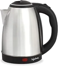 Lifelong ISI Certified Electric Kettle 1.5L with Stainless Steel Body, Easy and Fast Boiling of Water for Instant Noodles, Soup, Tea etc. (1 Year Manu