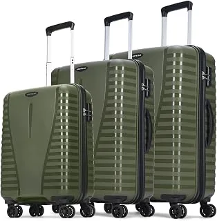 Airpro Set of 3 (Cabin+Medium+Large) Trolley Bags, Ivy Green