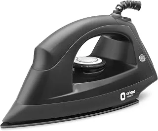 Orient Electric Fabriglide 1000W Electric Dry Iron for Clothes with German Weilburger Soleplate | Multi-Fabric Temperature Control | Uniform Heating |