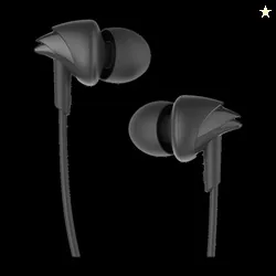 boAt boAt Bassheads 100 Wired Earphones Wired Headset Black, In the Ear