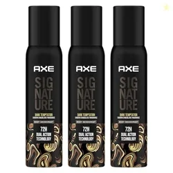 Axe Signature Champion Long Lasting Deodorant No Gas Body Perfume For Men 200ml, Pack of 3