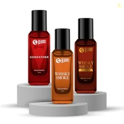 Beardo Brotherhood Blend- GodFather, Whisky Smoke Perfume & Whiskey Smoke Bourbon Perfume (20ml x 3)