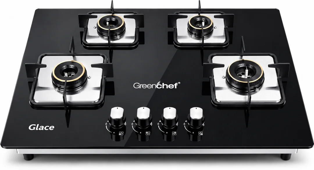Greenchef Glace Glass Automatic Hob (4 Burners)