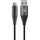 Zebronics Type-C Fast Charging Cable Upto 480 Mbps, 36W Rapid Charge, 3A Output, Charge & Sync Data Cable, 1 Meter Length, Tangle-Free Durable Design (CU300T)