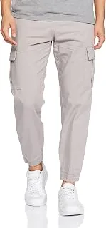 Amazon Brand - Symbol Men's Stretchable Slim Fit Cargo Jogger Pants | Chinos | Casual Trousers