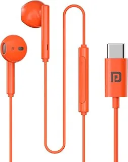 Conch Theta C in Ear Type C Wired Earphones with in Line HD Mic, Powerful Audio, 14.2mm Driver, Unique Earbuds Design, TPE Anti Tangle Wire, in line C