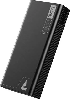 boAt 20000 mAh 22.5 W Slim Power Bank Carbon Black, Lithium Polymer, Fast Charging, Quick Charge 3.0, Power Delivery 3.0 for Laptop, Mobile, Speaker,