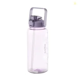 CELLO Gym Pro Large Inner Straw Sipper Water Bottle For Daily Use 2080 ml, Light Pink | Stylish, Reusable & Unbrakable Leakproof Easy to Carry Handle