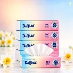 3 Ply Facial Tissue Soft Pack  500 Pulls / 1500 Sheets | Ultra Soft & Absorbent Facial Tissue | Made from Virgin Pulp | 100 Pulls x Pack of 5 | Tissu