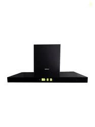 HAVELLS Mirak BLDC 60cm T Shape Glass Kitchen Chimney 1600 CMH 53 cm Auto Clean Chimney Wall Mounted, Black
