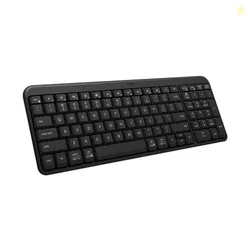 Logitech K250 Bluetooth Keyboard with Numpad Easy Connectivity, Compact Wireless Keyboard Made with Recycled Plastic, Spill-Resistant, Comfortable Keys - Windows/MacOS - Graphite