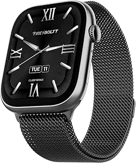 Ninja X Ring Smart Watch 1.96" Always On Display Bluetooth Calling, Voice Assistant, SpO2 & Heart Rate, 120+ Sports Modes, IP67 Waterproof Smartwatch