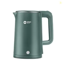 Orient Electric Powerhot 1.5 L Electric Kettle | Cool Touch Body | Faster Heating | Auto Cut Off Mechanism | 360 Rotating Base | Green